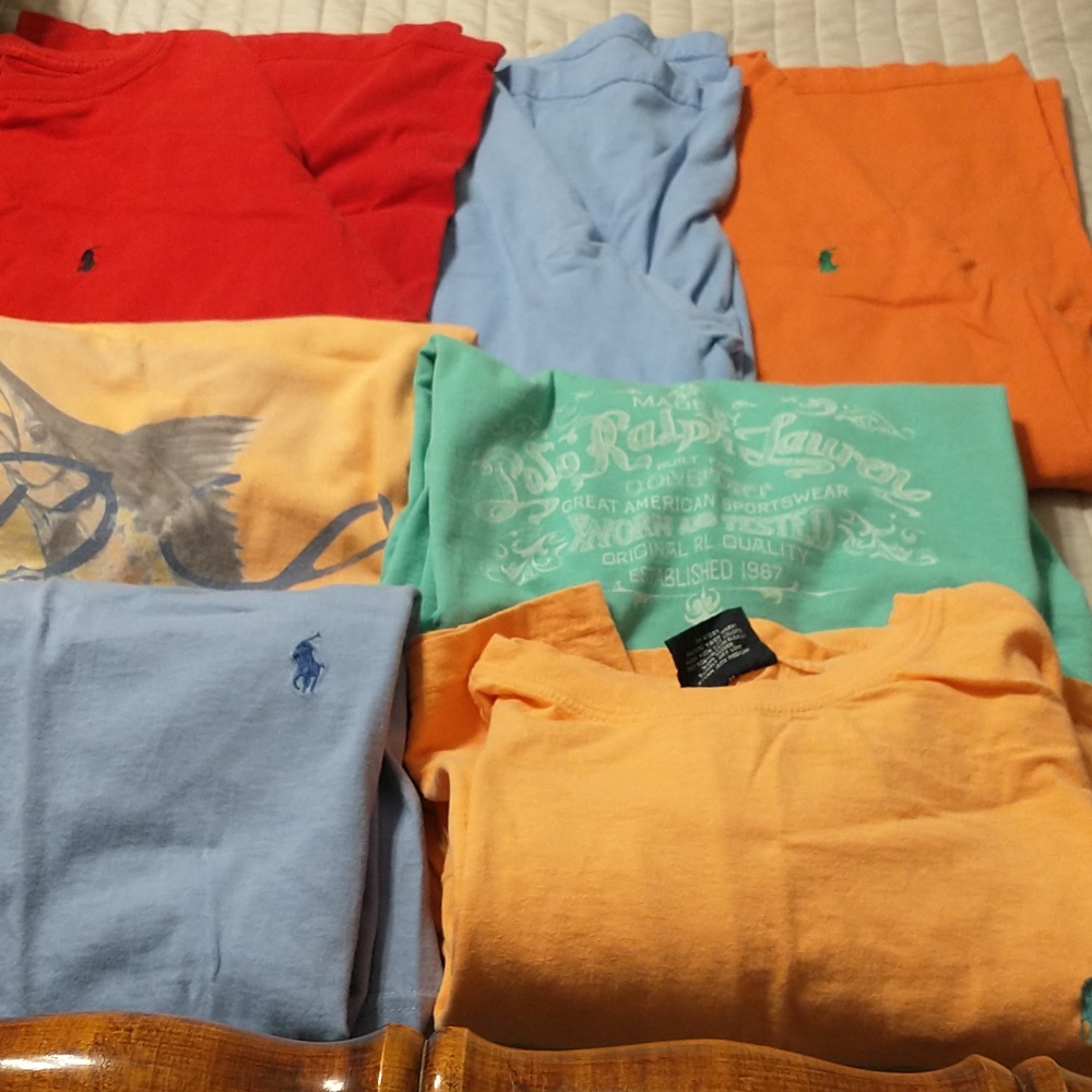 MENS MEDIUM POLO RALPH LAUREN TSHIRTS